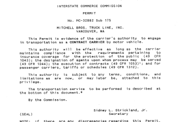 Document: [Contract carrier authority]